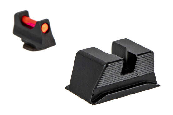 Trijicon's Fiber Sight Set for Walther PPS. PPS M2, PPX, and Creed is a high-contrast competition and carry sight set